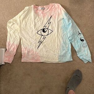 Lauren Moshi Tie Dye Long Sleeve XS